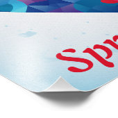 ラブパズルレインボーパーソナライズされたハート フォトプリント            (角)