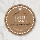 ラブパタモダンーン包装つるラベルベージュ フェイバータグ (正面)