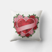 ラブパターン装飾用クッション クッション (裏面)