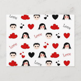ラブパターン – はがき