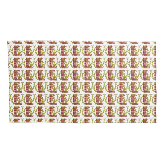 ラブパターン 枕カバー (裏面-右)