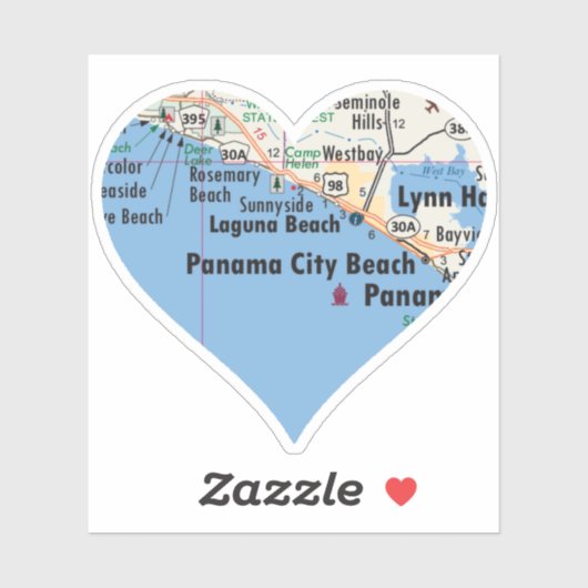 ラブパナマシティビーチFL シール (シート)