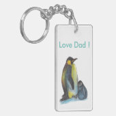 ラブパパペンギンキーチェーン キーホルダー (正面左)