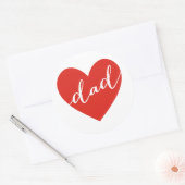 ラブパパ。お父さんおめでとう ラウンドシール (封筒)