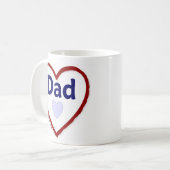 ラブパパ コーヒーマグカップ (正面左)