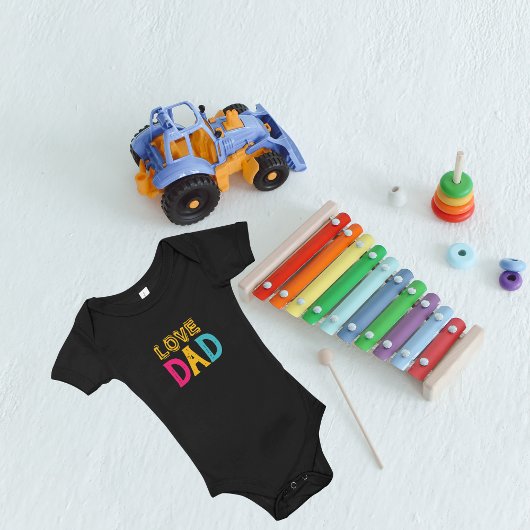 ラブパパ ベビーボディスーツ