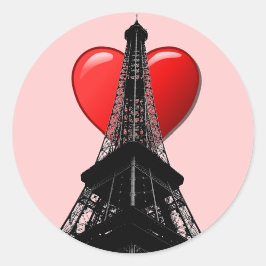 ラブパリステッカー ラウンドシール (正面)