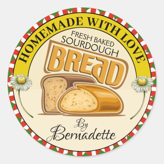 ラブパンで手作り ラウンドシール (正面)