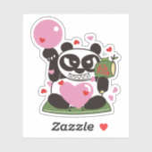 ラブパンダ神 シール (シート)