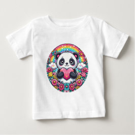 ラブパンダ ベビーTシャツ