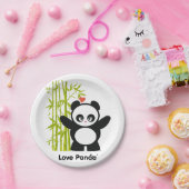 ラブパンダ® ペーパープレート (パーティー)
