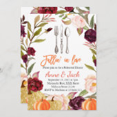 ラブパンプキンリハーサルディナー招待状 招待状 (正面/裏面)