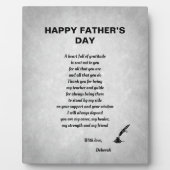 ラブパーソナライズされたリー父の日 フォトプラーク (正面)