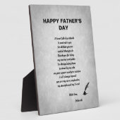 ラブパーソナライズされたリー父の日 フォトプラーク (側面)