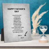 ラブパーソナライズされたリー父の日 フォトプラーク (側面)