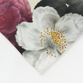 ラブパーソナライズされたレターの手書きのカップルが逃げる フリースブランケット (角)