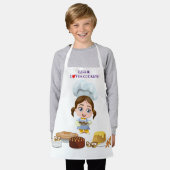 ラブパーソナライズされた料理 エプロン (着用した状態)