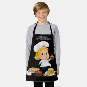 ラブパーソナライズされた料理 エプロン (着用した状態)