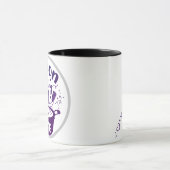 ラブパープルでシーズンをパーソナライズされた作る マグカップ (中央)