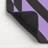 ラブパープルオンブラック マウスパッド (コーナー)