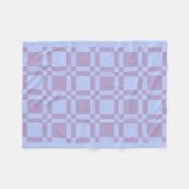 ラブパープルベビーキルトシャワーパーティーフリースブランケット フリースブランケット (正面(横))