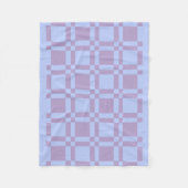 ラブパープルベビーキルトシャワーパーティーフリースブランケット フリースブランケット (正面)