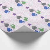 ラブヒューズハート ラッピングペーパー (角)