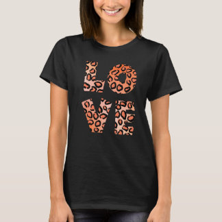ラブヒョウアニマルプリント8 Tシャツ