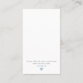 ラブビジネスカードで手作り 名刺 (裏面)