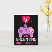 ラブビデオゲームゲーマーゲーミングハーツデイハッピー ヴァレ カード (黄色い花)