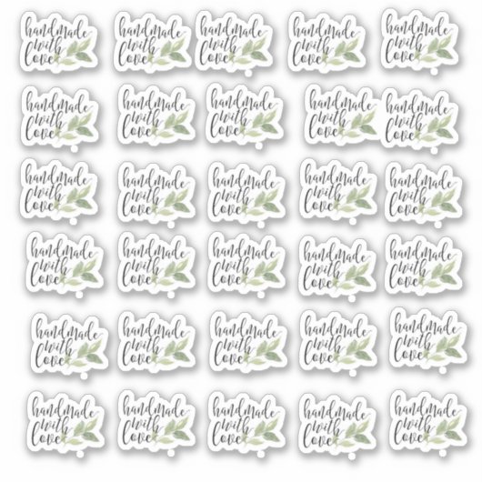 ラブビニールのシールで手作り シール (正面)