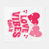 ラブビブのみ フリースブランケット (正面(横))