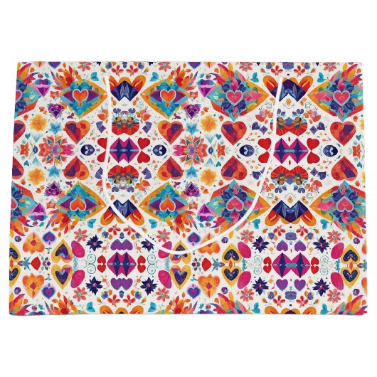 ラブビベスヴァレンティーンズデイラッピング紙 ラージペーパーバッグ (正面)