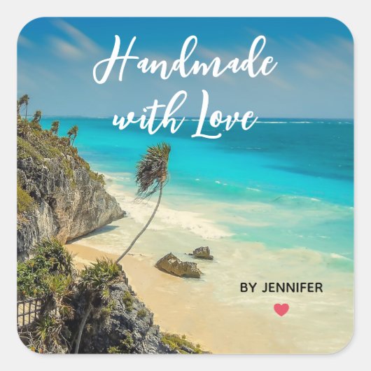 ラブビューティフルトロピカルビーチ スクエアシール (正面)