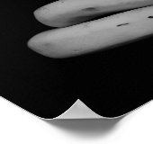 ラブビューティフルユニークおもしろいにバナナ ポスター (角)