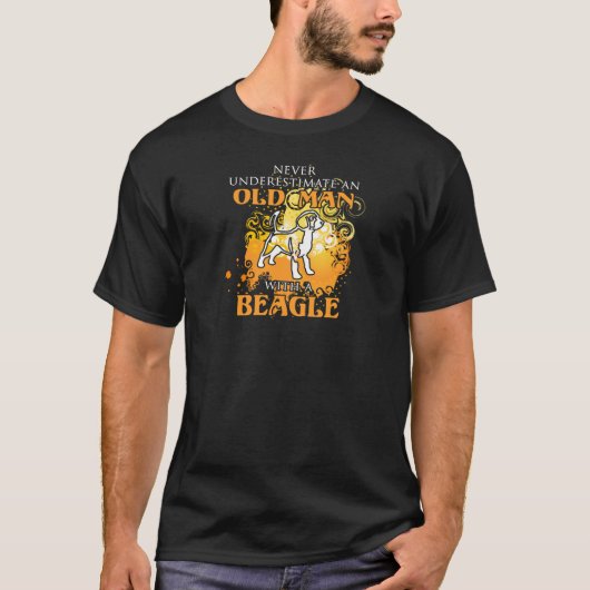 ラブビーグルおもしろいギフト Tシャツ (正面)