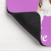 ラブビーグルパピードッグマンガーンマウスパッド マウスパッド (コーナー)