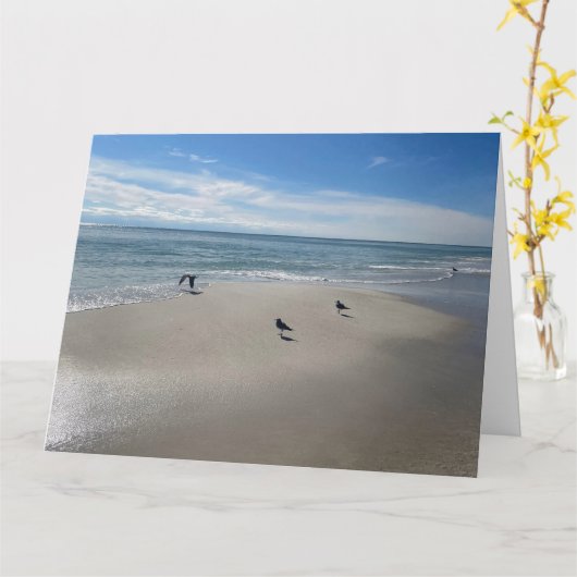 ラブビーチ カード (黄色い花)