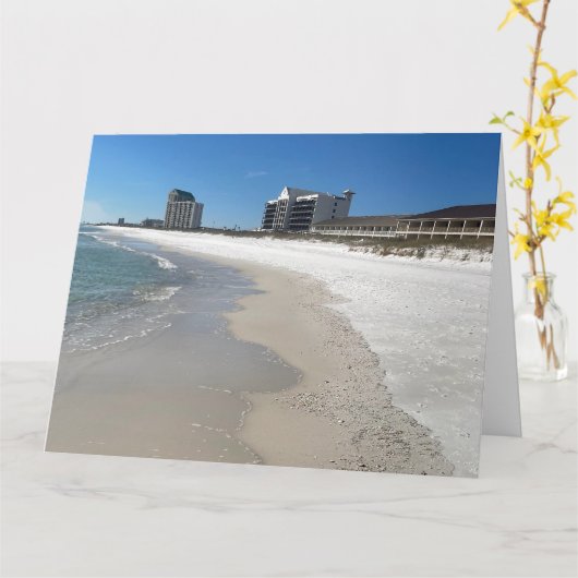 ラブビーチ カード (黄色い花)