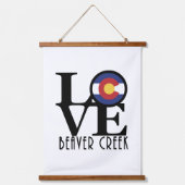 ラブビーバークリークコロラド 吊り下げ型タペストリー (正面)
