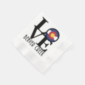 ラブビーバークリーク 縁ありカクテルナプキン (角)