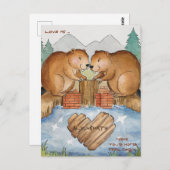 ラブビーバーズ ポストカード (正面/裏面)