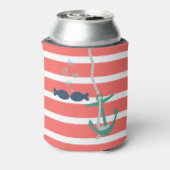 ラブビーパーソナライズされたシーいかり 缶クーラー (缶裏面)