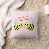 ラブビー鉱山装飾バレンタインデー枕 クッション (ブランケット)