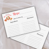 ラブピイタリアンザパーティーブライダルシャワーレシピカード