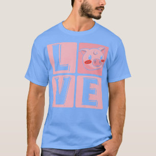 ラブピギーキュートギニアピッグズファームラバーズプレミウ Tシャツ
