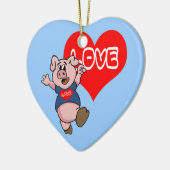 ラブピギー セラミックオーナメント (左)