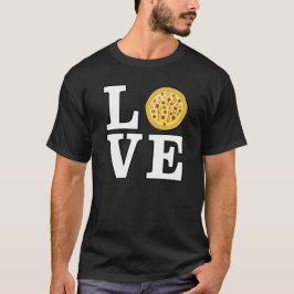 ラブピザおもしろい- Tシャツ