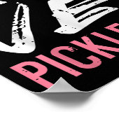 ラブピックボールハートピックボール女性ガールズキッズ ポスター (角)