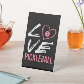 ラブピックボールハートピックボール女性ガールズキッズ 台座サイン (インサイチュ)